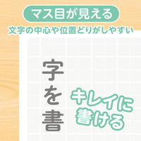 共栄プラスチック 下敷 しっかりシタ字キ B5 方眼/無地リバーシブル コーヒー牛乳 SHS-B5-05 1枚