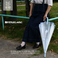 スギハラ 傘 60cm ジャンプ カラーグラス16本骨 グレージュ 4947272706222 1本