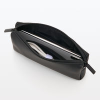 無印良品 自由に組み合わせられる収納ケース 長方形 薄型小 黒 約17×2.7×9.5cm 良品計画