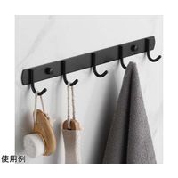 Trimate 壁面用ステンレスフック ブラック フック5本 TR-KF001-5 1個 67-4918-90（直送品）