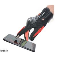 Trimate バイク用グローブ スマホ操作対応 XL レッド TR-BGL001-RD-XL 1個 67-4917-85（直送品）
