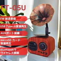 ケイブライト レトロFM・Bluetoothスピーカー FT-05U-WD 1台