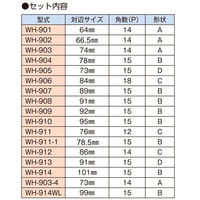 パーマンコーポレーション オイルフィルターレンチセット 乗用車用 3638300000 1個（直送品）