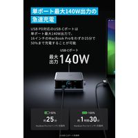 Anker Prime Charger (250W、6 Ports、GaN) A2345541 1個