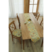 川島織物セルコン モリスデザインスタジオ フルーツ テーブルランナー 300×1800mm イエロー HN1729_91Y 1枚（直送品）