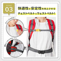 防災セット 2人用 ホワイト×2 EVERSAFEリュック 寝袋 キャンプマット ハット型ヘルメット 防災士監修 警戒レベル4（直送品）