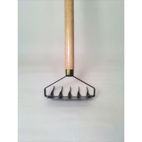 相田合同工場 草刈りレーキ つるホ―長爪 木柄 AD-447 1本（直送品）