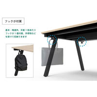 【車上渡し】アール・エフ・ヤマカワ チルト フリーアドレステーブル 幅1200mm RFCLT-1212DM-BL 1台（直送品）