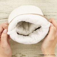 LIV PLUS CAROTE（カローテ） ミトン 鍋つかみ ループ付 ブラウン アイボリー NM-5064 1個