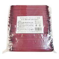 九州紙工 厚手大判おしぼり ワインレッド 1セット（200枚：50枚入×4袋）