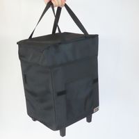 富士商 Felio スマートショッピングバッグ エッグホルダー付 ブラック F21776 1袋（直送品）