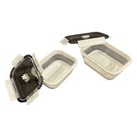 富士商 Felio たためるシリコン保存&ランチBOX(長方形) 1200ml F21752 1箱（直送品）