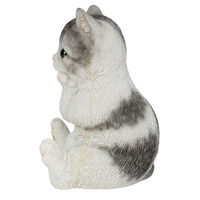 ウービア 頬杖をつくサバトラ白猫 H23003-16 1個（直送品）