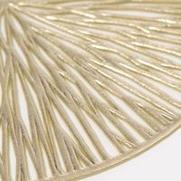 PVCコースター4枚セット（ゴールド） LAKOLE/ラコレ