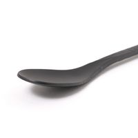 槌目ステンレスミニスプーン（ブラック） ブラック加工 LAKOLE/ラコレ