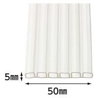 カーボーイ チューブクッション 1.2m TC-01 クリア 1本（直送品）