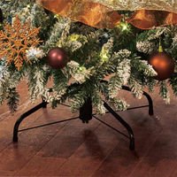 【軒先渡し】ストア・エキスプレス　ゴージャスクリスマスツリーセット スノー　高さ240×幅132cm　8736-1648　1セット（直送品）