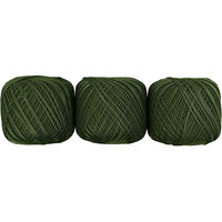 エミーグランデ レース糸 合細 Col.238 グリーン系 50g 約218m 3玉セット EMMY-238 1箱/3玉セット（直送品）