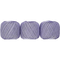 オリムパス製絲 エミーグランデ レース糸 合細 Col.623 パープル系 50g 約218m 3玉セット EMMY-623 1箱/3玉セット（直送品）