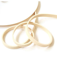 日本紐釦貿易 合皮スムーステープ アイボリー 幅約10mm 9m巻 PLT1010-IV 1巻9m入（直送品）