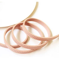 日本紐釦貿易 合皮スムーステープ ピンク 幅約10mm 9m巻 PLT1010-P 1巻9m入（直送品）