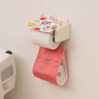 センコー スヌーピー フレッシュフルーツ ペーパーホルダーカバー レッド SNB240404 1枚（直送品）