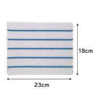 キッチンクロス 台ふきん 水だけ簡単 洗剤不要 油汚れ落とし 竹繊維配合 防臭 18×23cm 5色アソート 1パック（5枚組）ファイン