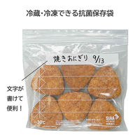 フリーザーバッグ マチ付き パチット 保存袋 冷蔵・冷凍 電子レンジ解凍可 抗菌 Wジッパー式 M 1箱（15枚入）ファイン