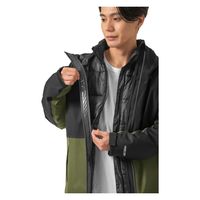 Makku(マック) ジョイント3in1ジャケット ブラック×カーキ L AS-1300 1着（直送品）