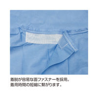メディコムジャパン セーフウェア サージカルガウン 滅菌済 Lサイズ SFWGSG834D AAMIレベル3適合　ブルー　1パック(1枚入)