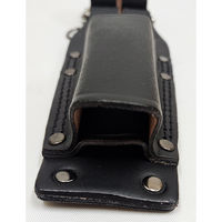 コヅチ work time 3連チェーン ツール2段差 床皮サック ブラック CH-02BK 1個（直送品）