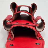 コヅチ work time 3連チェーン ツール7丁差 床皮サック レッド CH-04RD 1個（直送品）