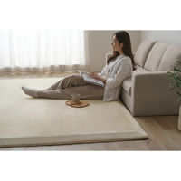 アイリスオーヤマ ラ・クッションラグ つまずきにくいラグ ベージュ ACRNS-1824 1枚（直送品）