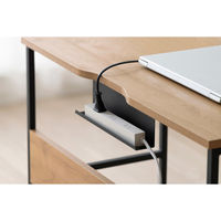 アイリスオーヤマ リビングデスク ナチュラル/ブラック HLVD-800 1台（直送品）