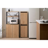 アイリスオーヤマ ウッドペールストッカー 縦型 ナチュラル/ブラック HWPS-300H 1台（直送品）