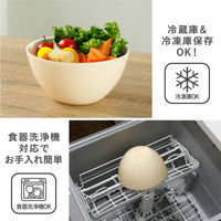 シービージャパン 抗菌耐熱レンジボウル 18cm オレンジ 4573306869436 1個