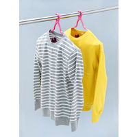 カワタキコーポレーション ズボンハンガー 2個組 ピンク 1セット（3個）