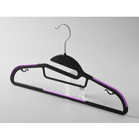 カワタキコーポレーション 洗濯にも使えるすべりにくいハンガーIII 10本組 1セット（3個）