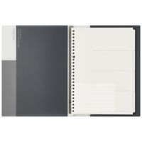 マルマン B5 バインダー クリーントーン スリム ブラック F019-05 1セット（1冊×3）