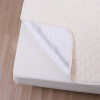 nishikawa　西川　敷きパッド　hauu　もちもち敷きパッド　あったか　中わた吸湿発熱　ふわふわ　洗える敷パッド　セミダブル　アイボリー