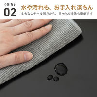 武田コーポレーション スライド式 レンジ下トレー LN-H-SAT55BK 1箱(3個入)（直送品）