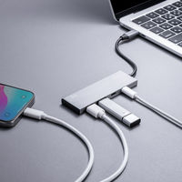 サンワサプライ USB 10Gbps Type-C ハブ(4ポート) USB-10TC14SV 1個