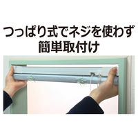 立川機工 FIRSTAGE(ファーステージ) ブラインド つっぱり TK-5012 幅550×高さ900mm ホワイト 1台（直送品）