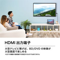 高橋国際商事 14インチポータブルBDプレーヤー BW-14BD 1台