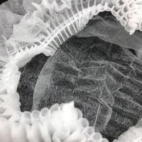 セーフラン安全用品 ディスポキャップ スティック状 ホワイト (1000枚入) J2671 1箱(1000枚入)（直送品）