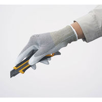 【ウレタン背抜き手袋】 ショーワグローブ 耐切創 ケミスターパームFS No.544 グレー XL 1双（わけあり品）