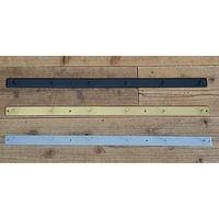 ポッシュリビング フックL ブラック W80×D4×H4cm アイアン 63879 1個（直送品）