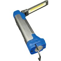 シグネット 400ルーメン 充電式フレキシブルLEDワークライト 2WAYタイプ(サイド・トップ) クリップ・フック・マグネット・バイス機能（直送品）
