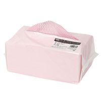 使いきり カウンタークロス 薄手 レギュラー ピンク 約30×60cm 1袋（100枚入）