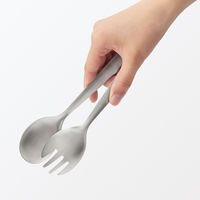 無印良品 ステンレス サラダトング ストッパー付き 約長さ20×幅4.5cm（開き幅約10cm） 良品計画